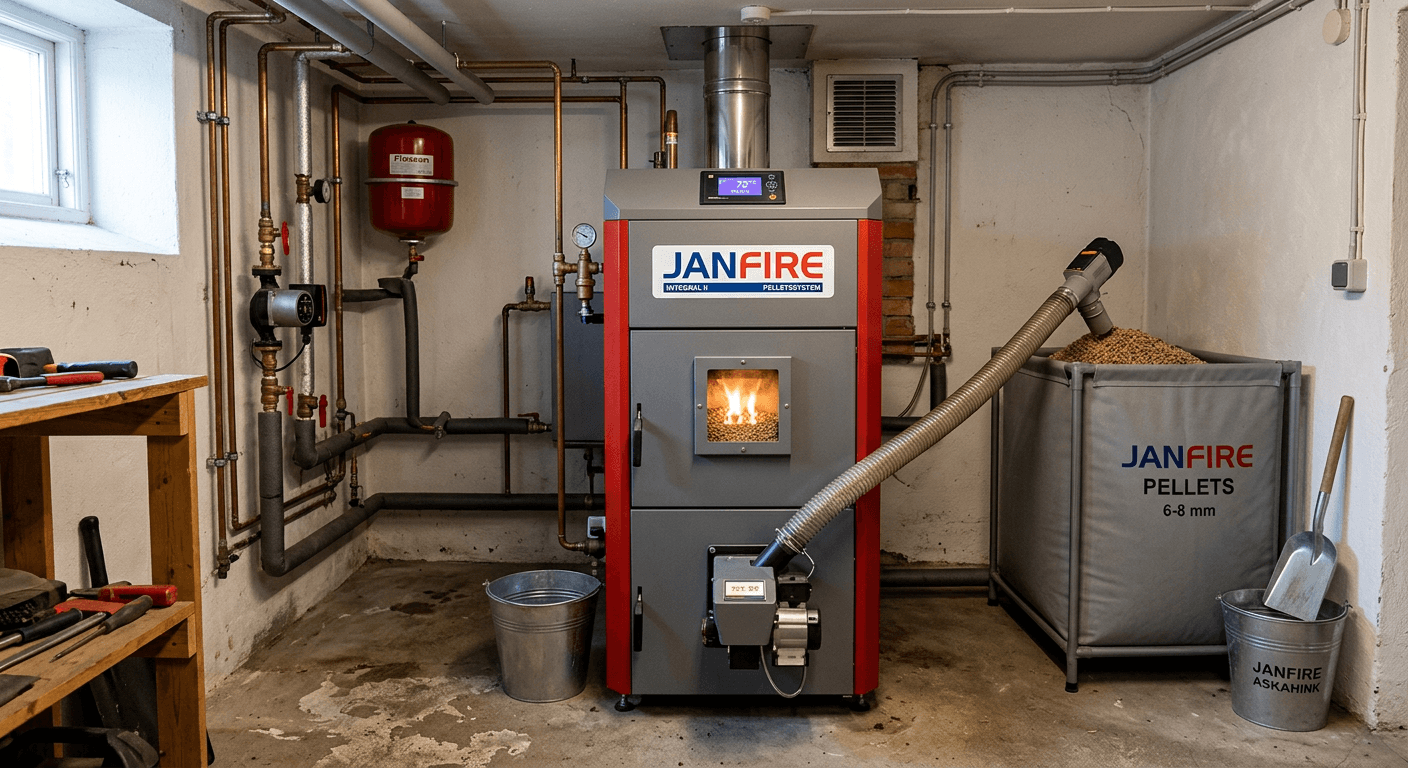 värmepannor med pellets