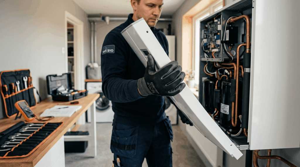 Felsökning av värmepump